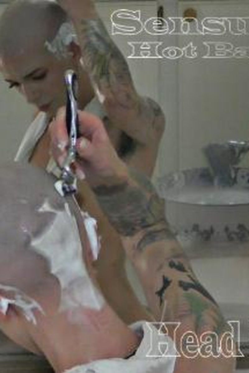 Sensual Hot Bath and Head Shave - Screenshot 1 of 4 - Bald Female