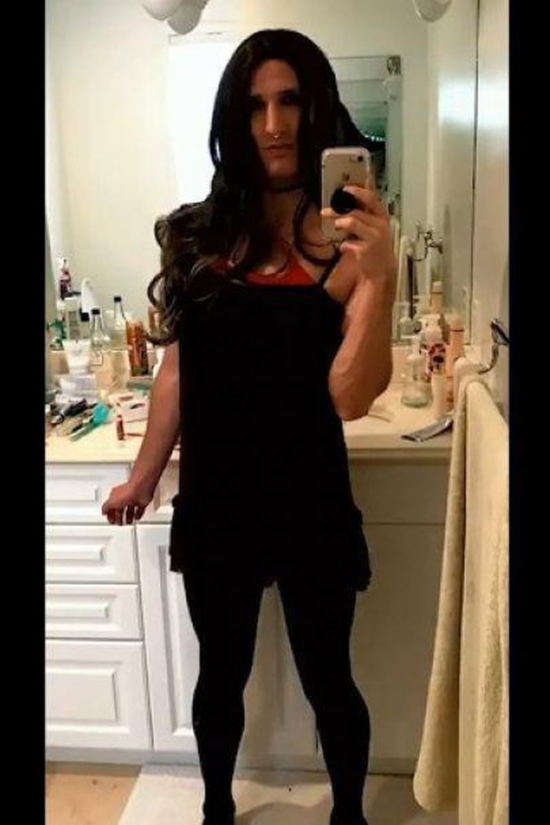 First Time Crossdressing - Screenshot 1 of 4 - Brown Hair