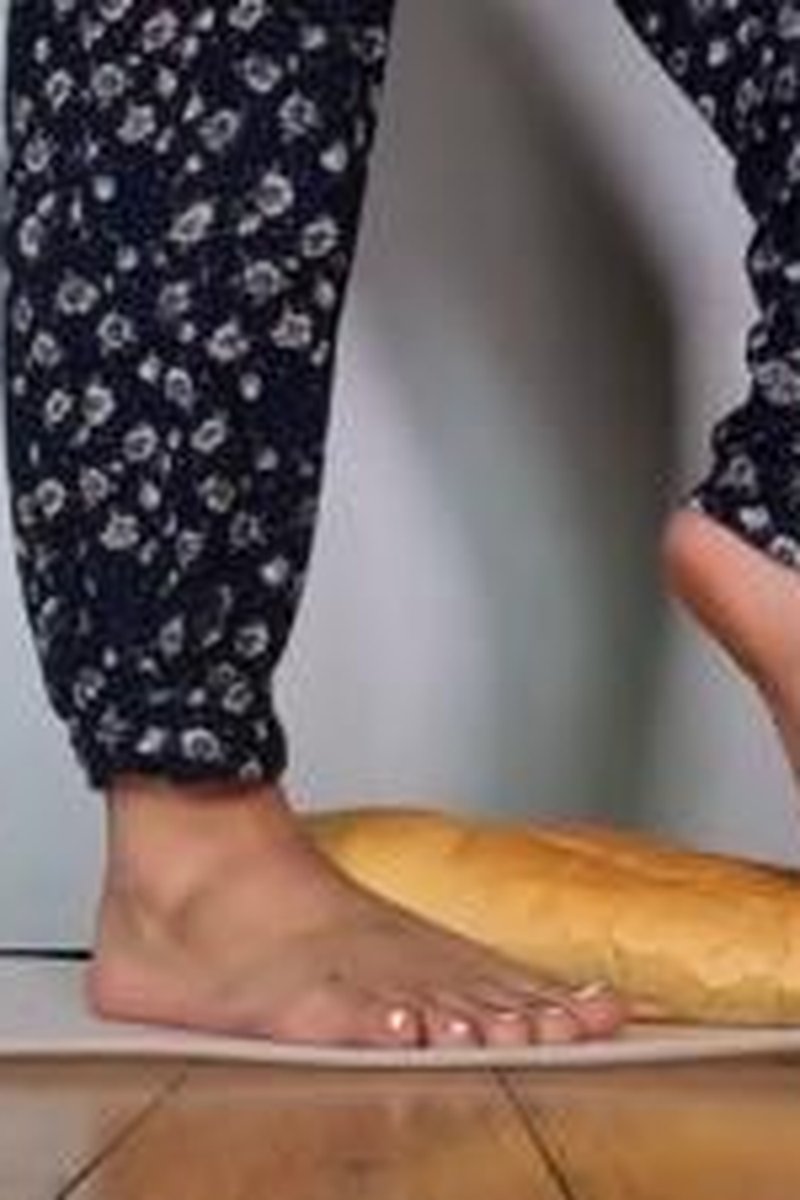Bread Trampling Bare Feet - Screenshot 1 of 4 - Barefoot
