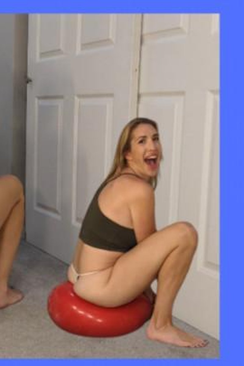 Triple Stuffed Balloon Bouncing - Screenshot 1 of 4 - Balloon Fetish