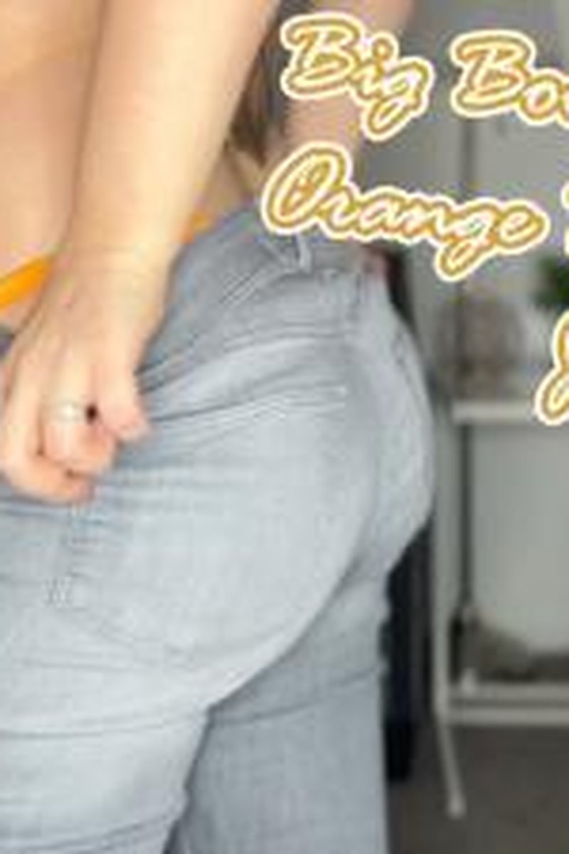 Big Booty Worship Orange Thong Tease JOI - Screenshot 1 of 4 - Ass Fetish