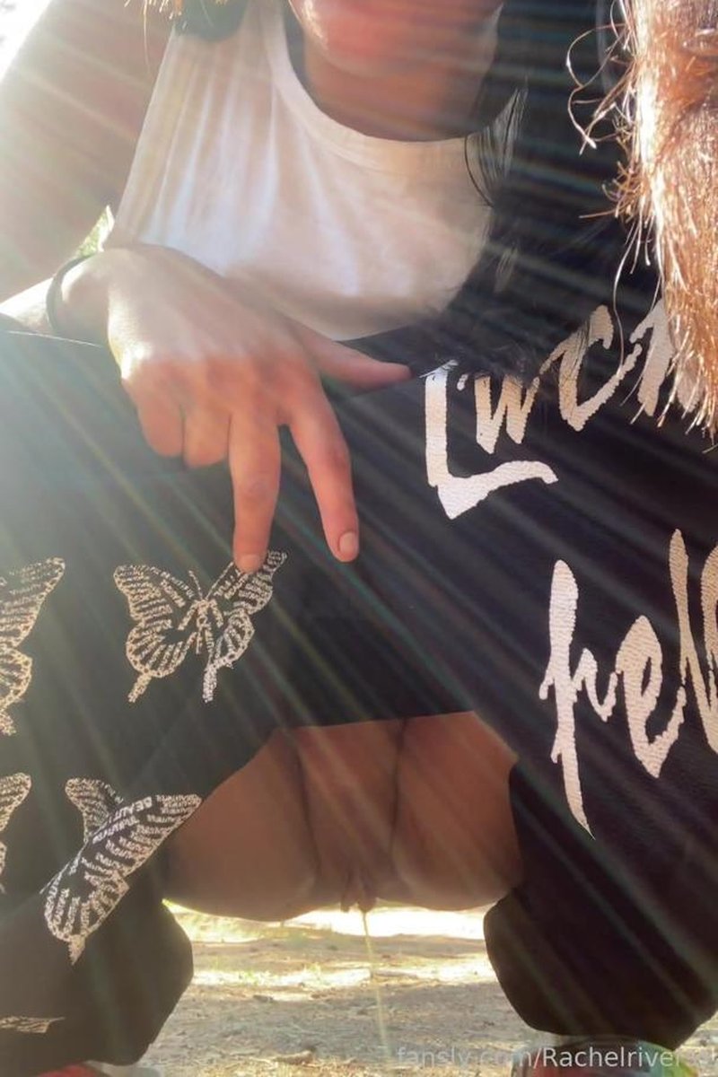 Camping Pee Compilation - Screenshot 1 of 4 - Bottomless Female