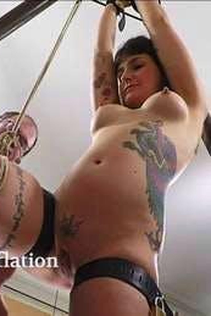 Adreena Restrained Full - Screenshot 1 of 4 - Belly Inflation