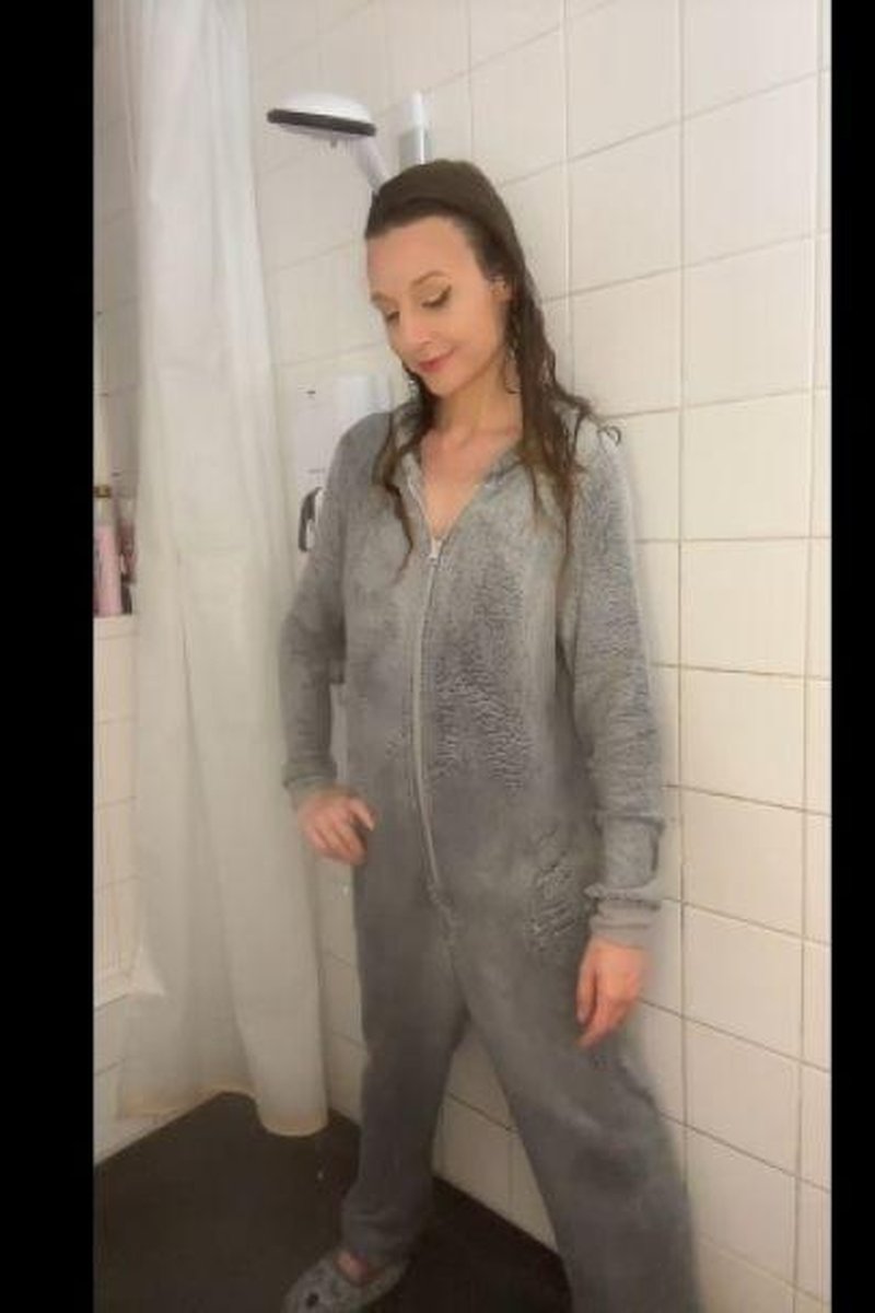 Shower & Strip In Onesie - Screenshot 1 of 4 - Fetish