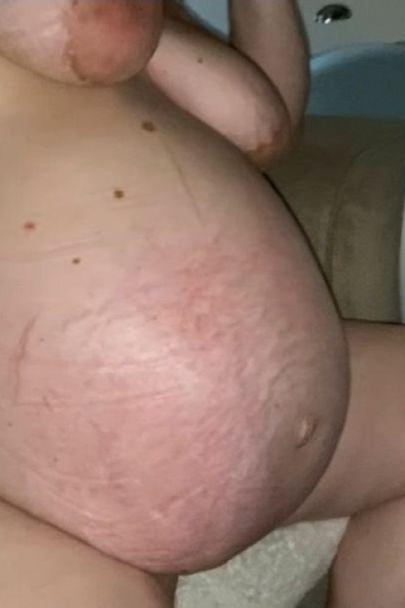 Huge Pregnant Belly Rubs Part 2 - Screenshot 1 of 4 - Belly Fetish