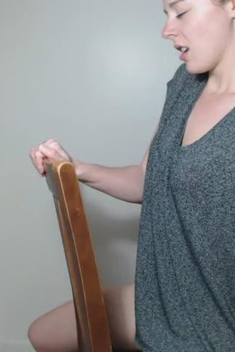 BBC Dildo Chair Riding - Screenshot 1 of 4 - BBC