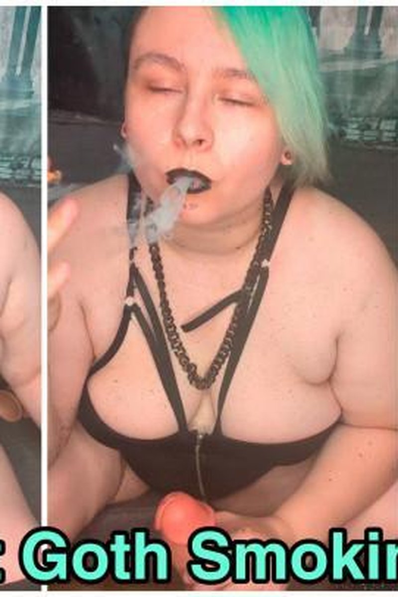 Smoking Goth Dommy Step-Mommy - Screenshot 1 of 4 - BBW