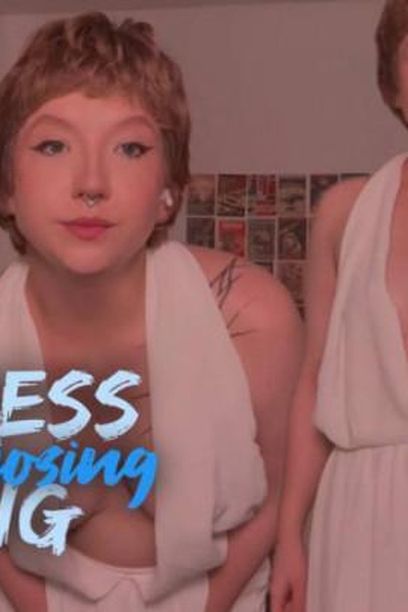 Gently Posing And Teasing - Screenshot 1 of 4 - Dress