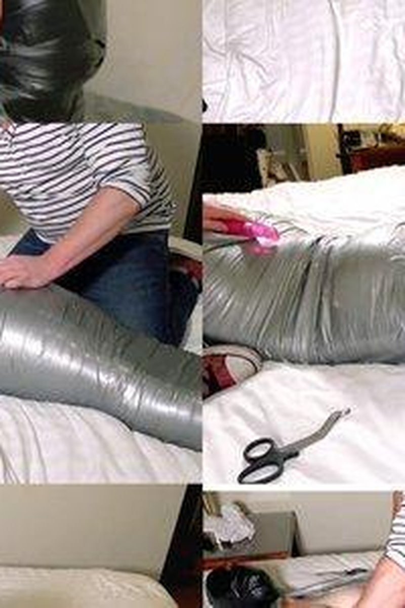 Submissive MILF Holly Gets Tape Mummified And Orgasm Controlled (Mp4) - Screenshot 1 of 4 - Bondage
