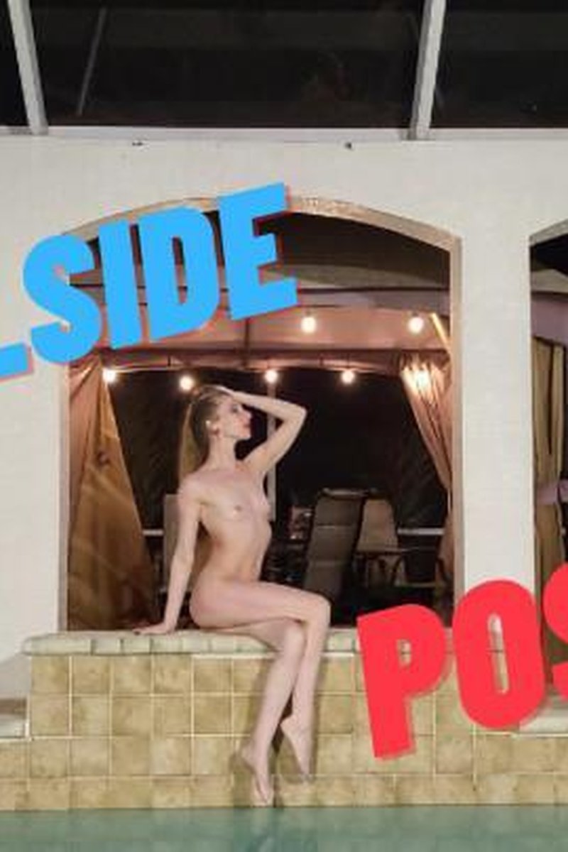 Poolside Posing Laying/Sitting - Screenshot 1 of 4 - Foot Fetish