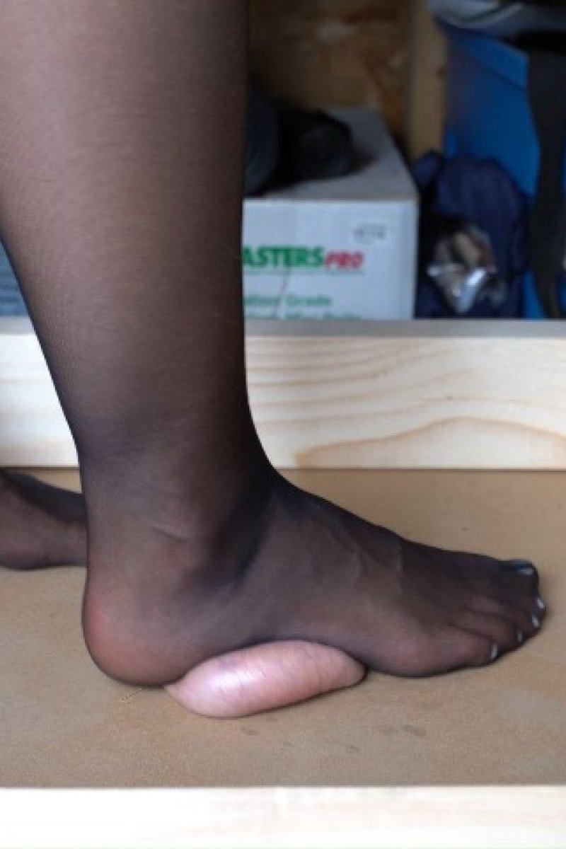 Ball Stepping Nylons - Screenshot 1 of 4 - Femdom