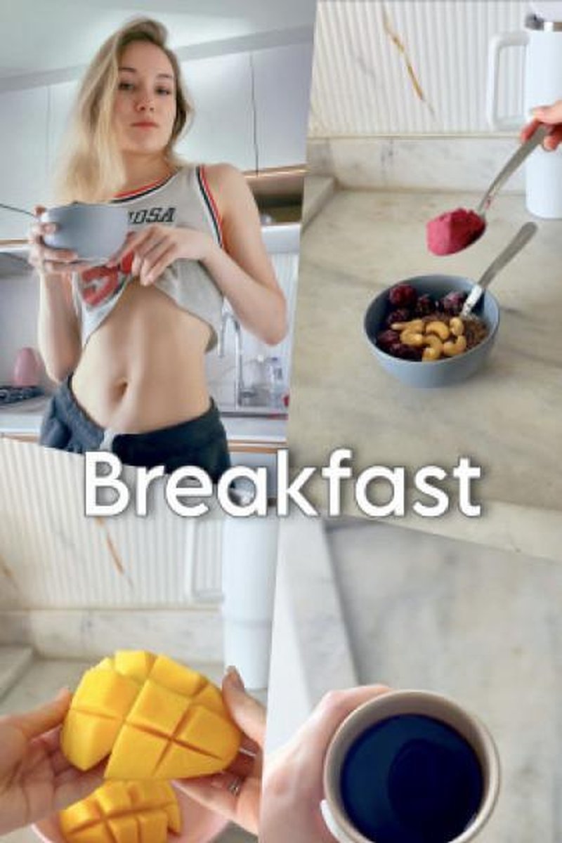 ASMR Breakfast Vlog - Screenshot 1 of 4 - Blonde Hair (Female)