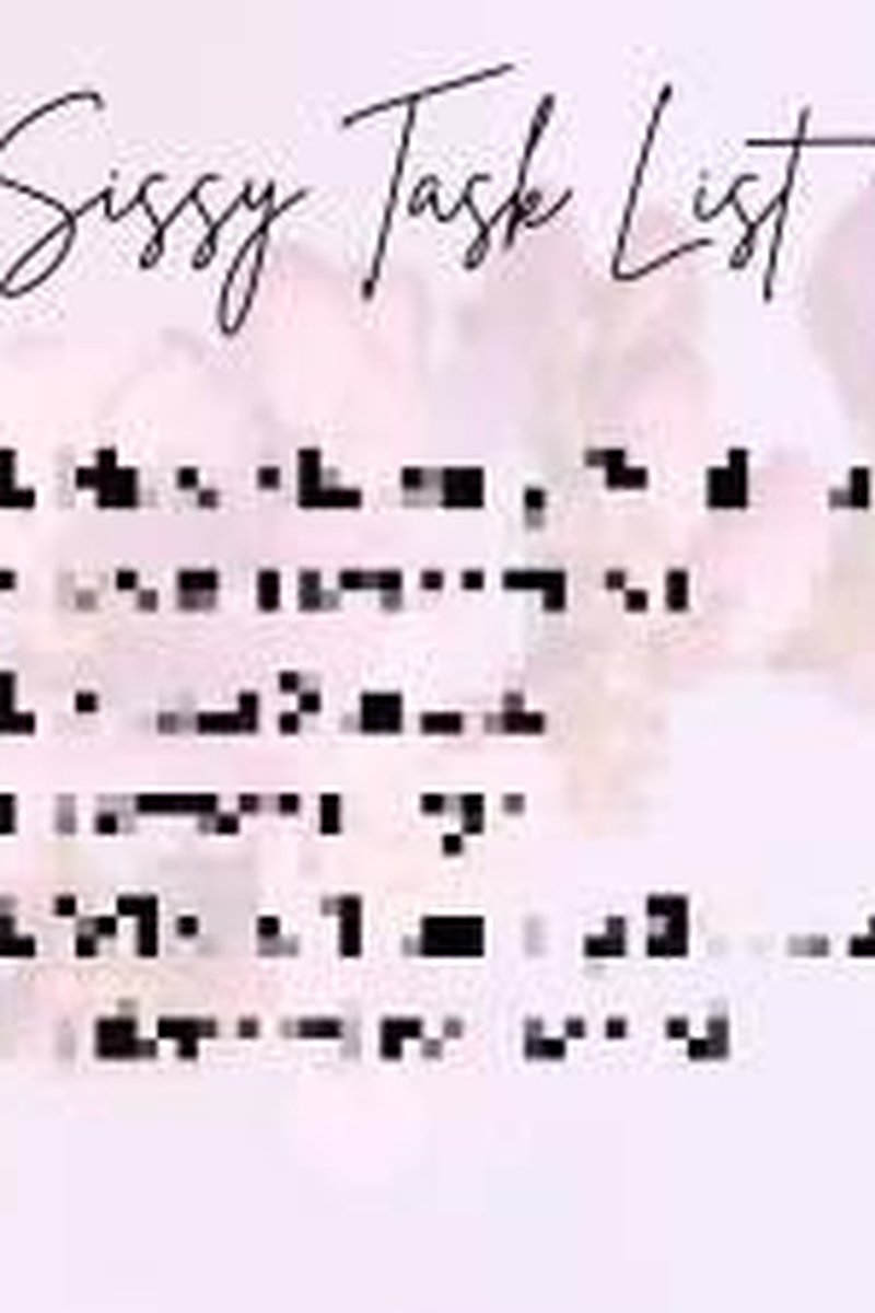 Intermediate Sissy Task List - Screenshot 1 of 4 - Anal Toys