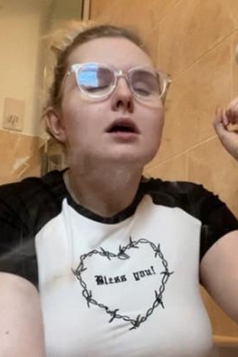 Incense Allergy Sneezes Wearing Glasses - Screenshot 1 of 4 - Fetish