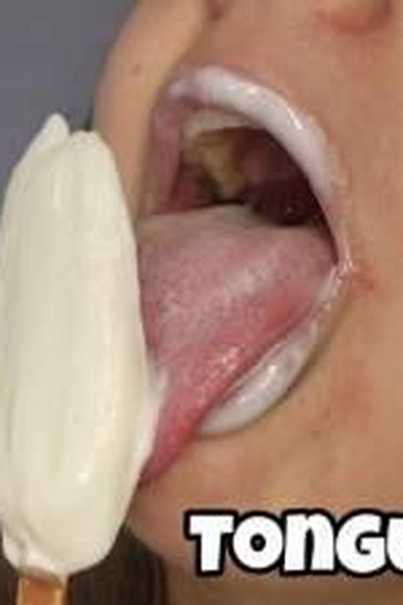 Tongue Fetish Licking An Ice Cream - Screenshot 1 of 4 - Mouth Fetish