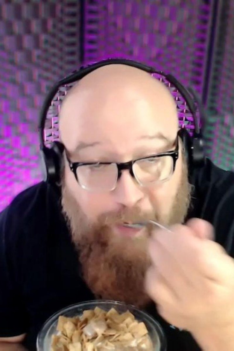 Eating Cereal And Milk For Breakfast Sfw - Screenshot 1 of 4 - Bigman