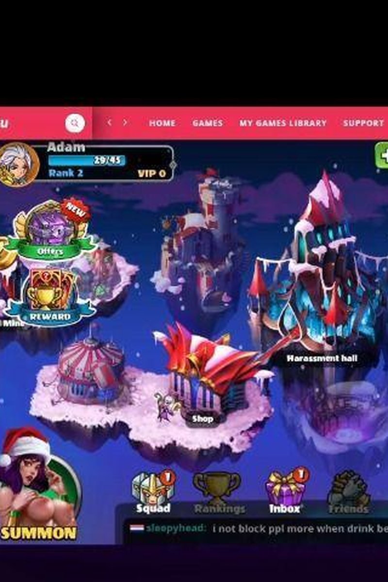 Nude Nutaku Game Play - Screenshot 1 of 4 - Black