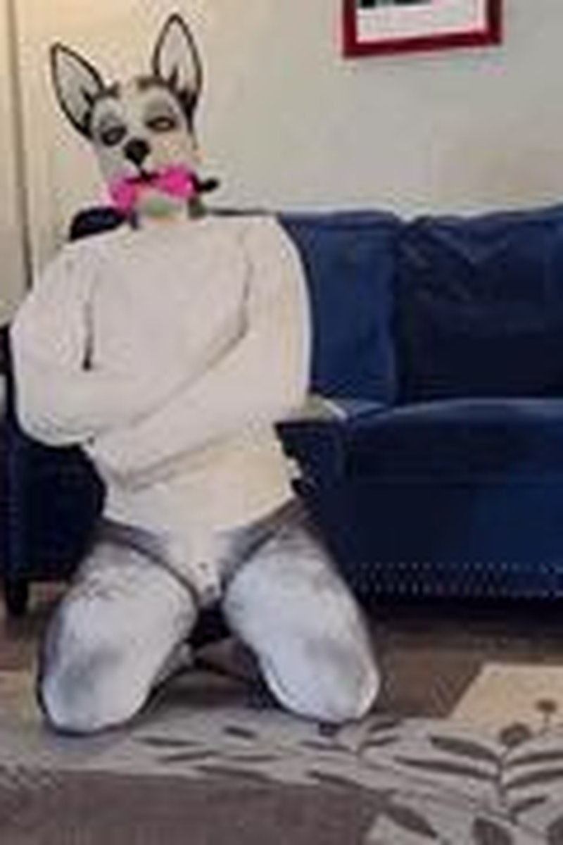 1663 - Minxgrrl - Bad Pupgirl Gets Straitjacket And Gag! - Screenshot 1 of 4 - Bondage