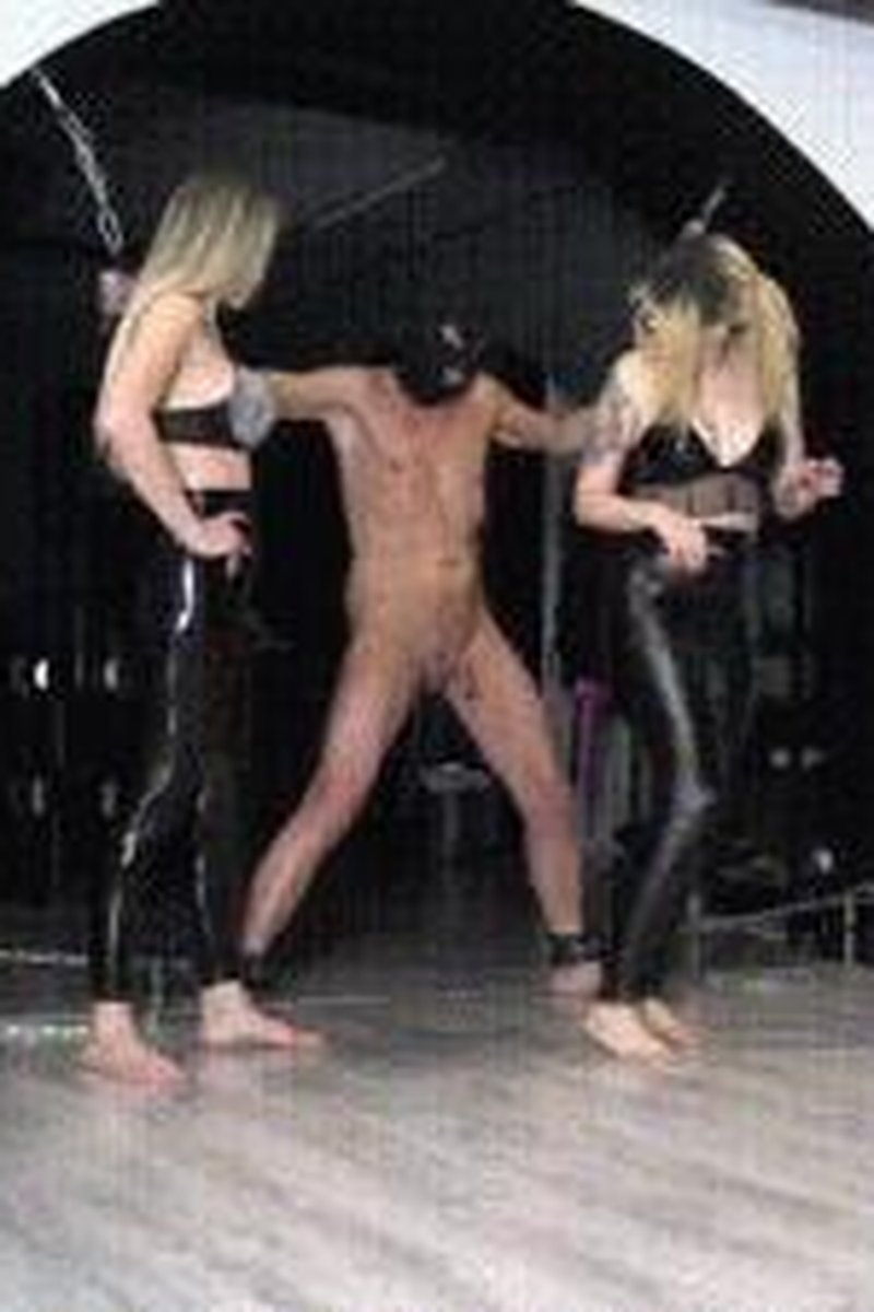 Double Cruel Ballbusting - Screenshot 1 of 4 - Cock And Ball Torture