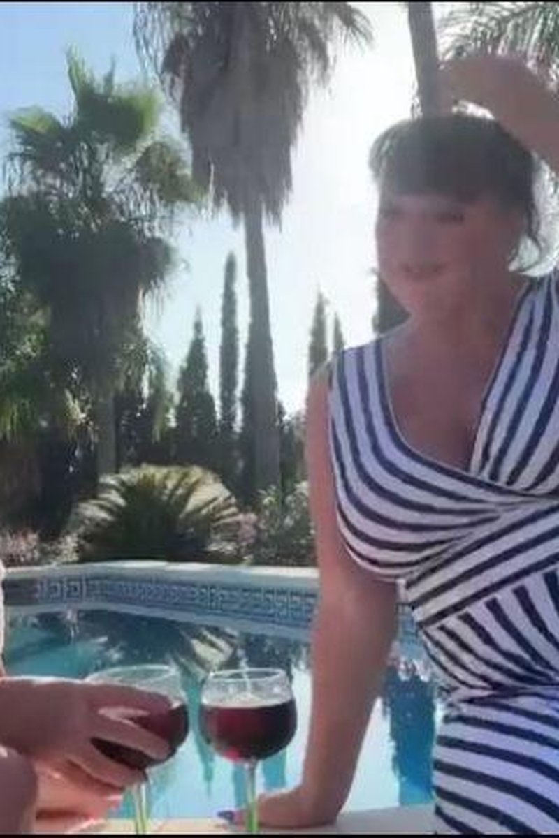Pool Fun With Devon - Screenshot 1 of 4 - Medium Tits