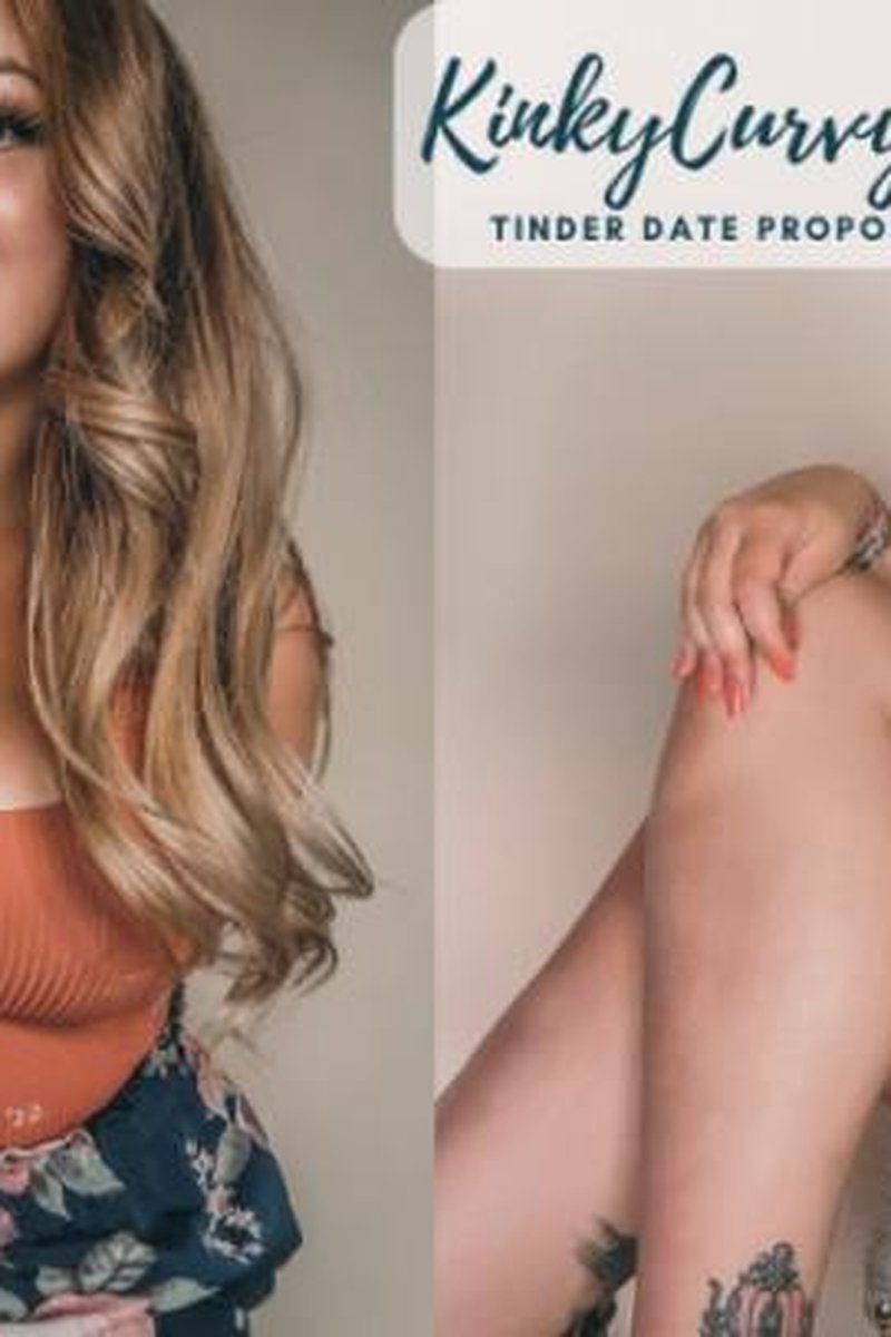 Tinder Date Proposition - Screenshot 1 of 4 - Blonde Hair (Female)