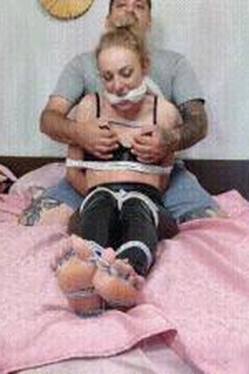 Bondage,Domination, Hard Tits Squeezing, Gagged, Feet Fetish - Screenshot 1 of 4 - Blonde Hair (Female)