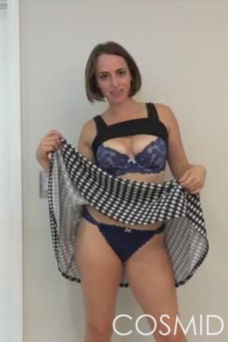 Karly's Black Skirt Video - Screenshot 1 of 4 - Cotton