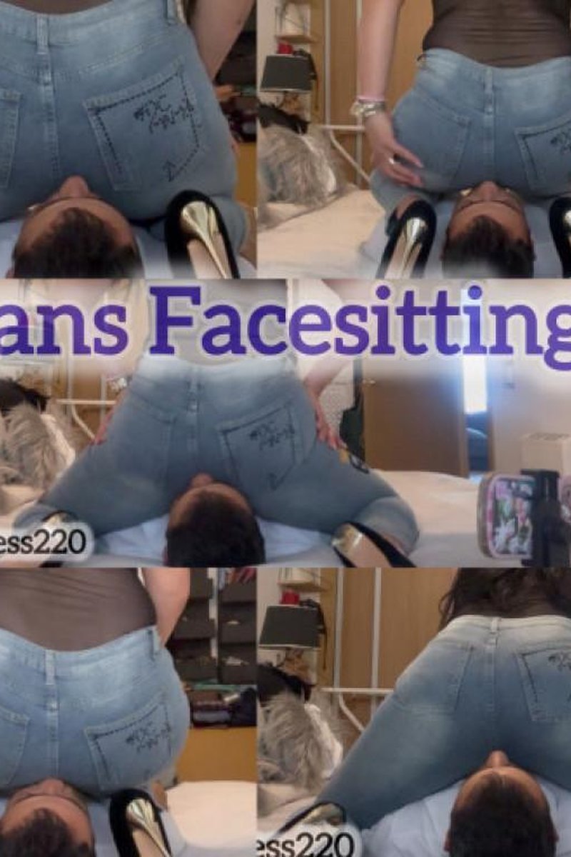 Jeans Facesitting - Screenshot 1 of 4 - Ass Fetish