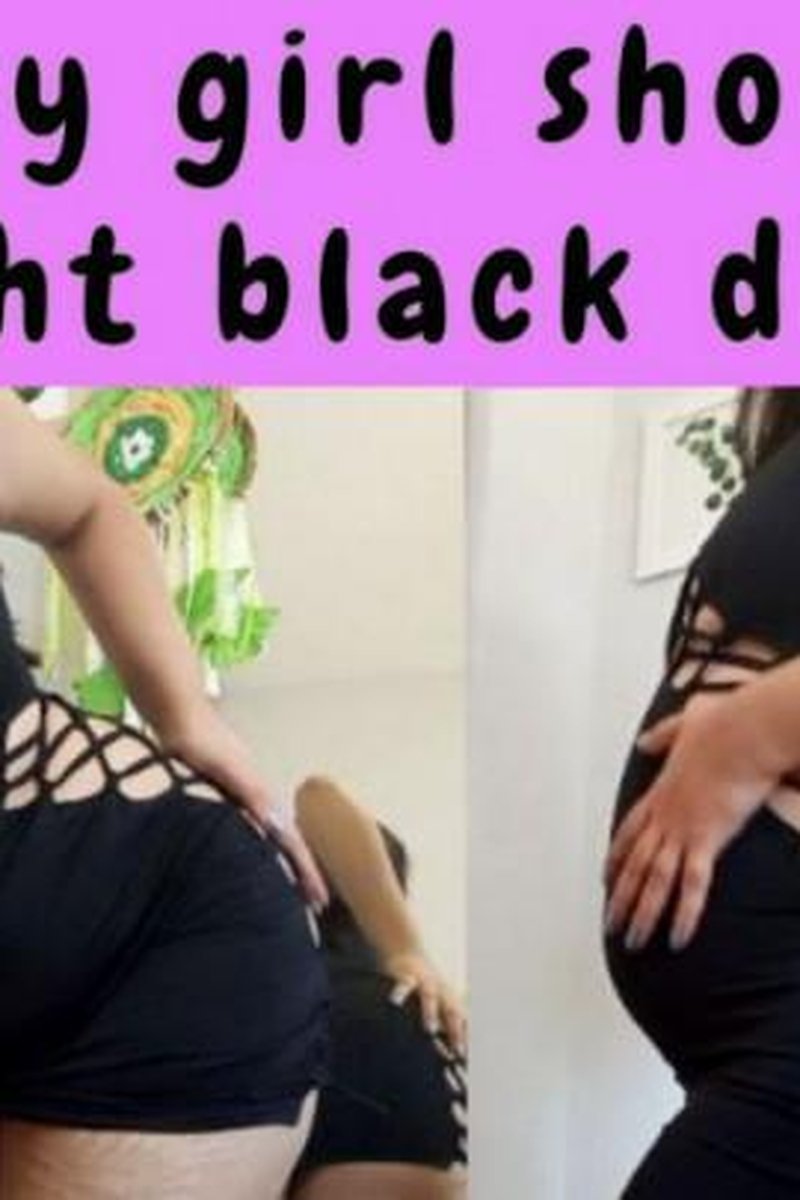 Chubby Girl In A Little Black Dress - Screenshot 1 of 4 - Ass Fetish
