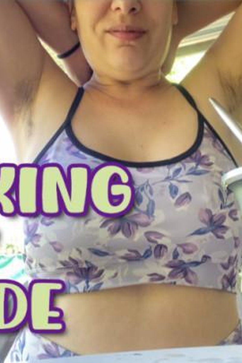Drinking 'Mate' Outside - Screenshot 1 of 4 - Armpit Fetish