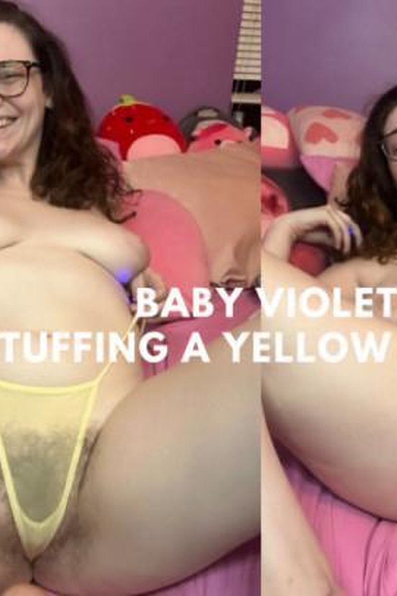 Stuffing A Yellow G String - Screenshot 1 of 4 - Babes