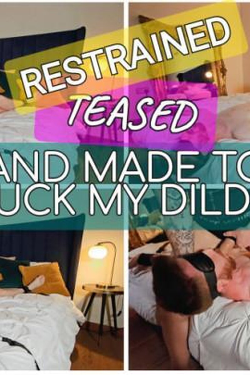Restrained Teased & Made To Suck Her Dildo - Screenshot 1 of 4 - Amateur