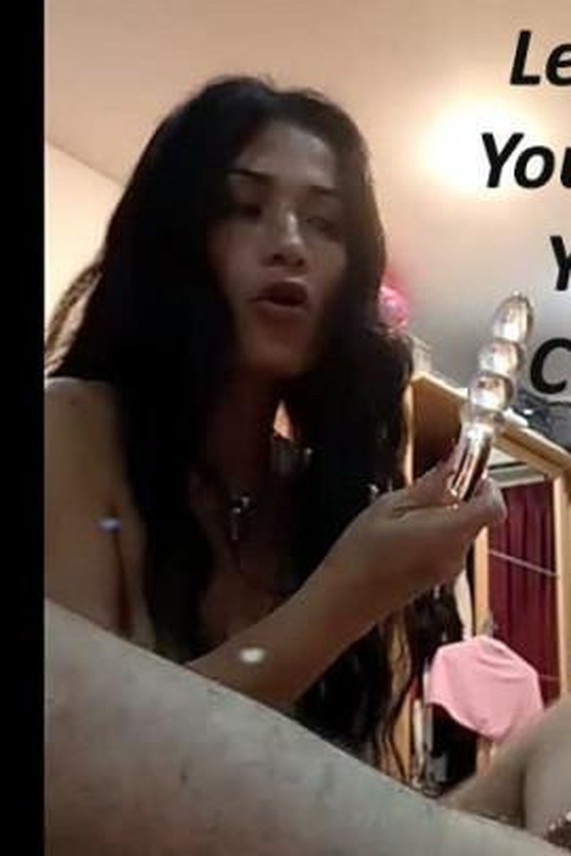 Asian MILF Pegging His Ass BJ Cim - Screenshot 1 of 4 - Asian
