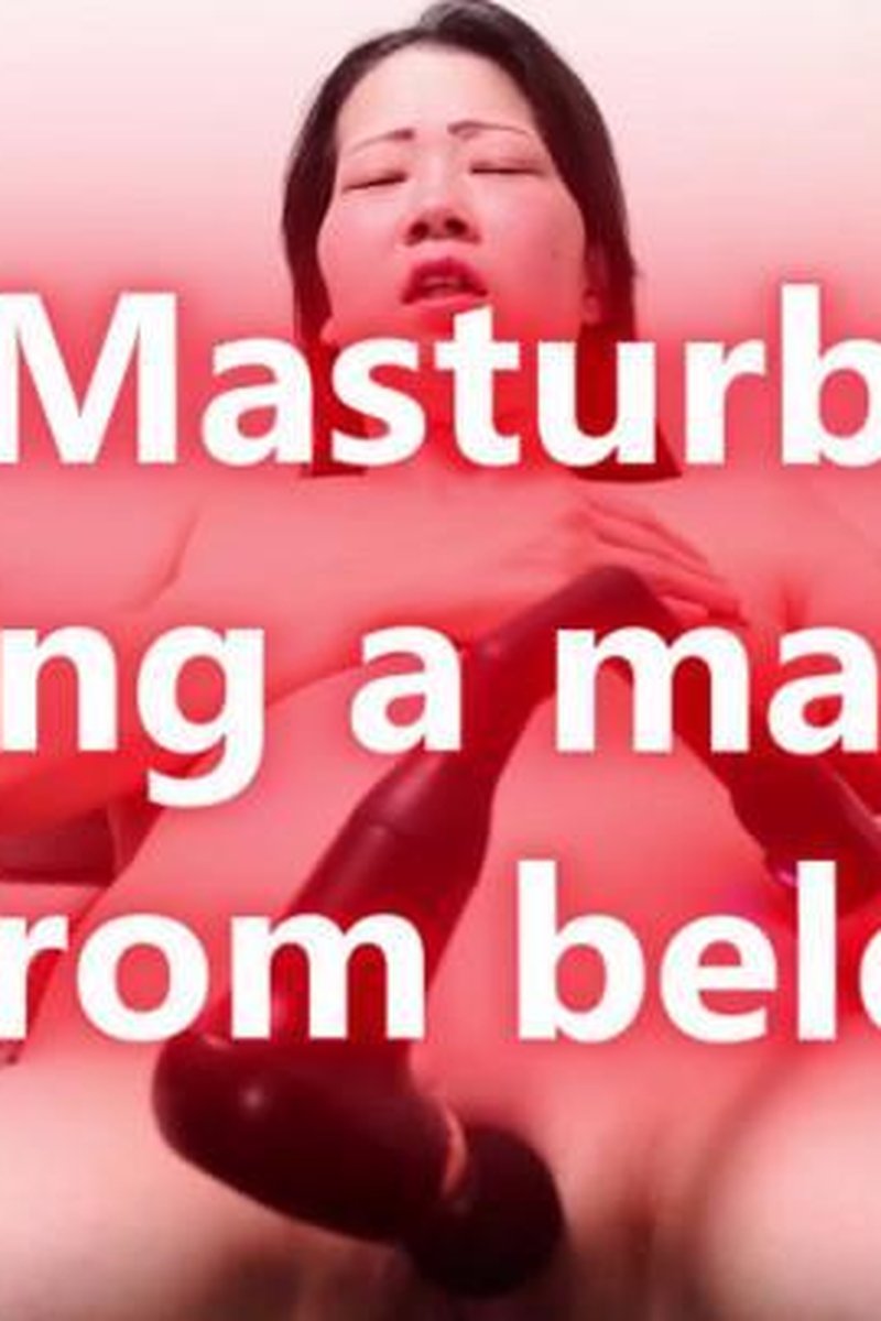 Rie Masturbating During A Massage.From Below - Screenshot 1 of 4 - Asian