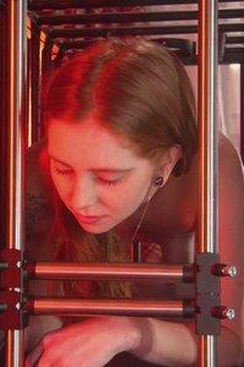 Lucy Foxx Machine Fucked In Slave Cage - Screenshot 1 of 4 - BDSM