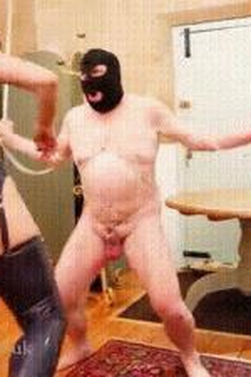 Strung Up Like A Puppet - Screenshot 1 of 4 - Cock And Ball Torture