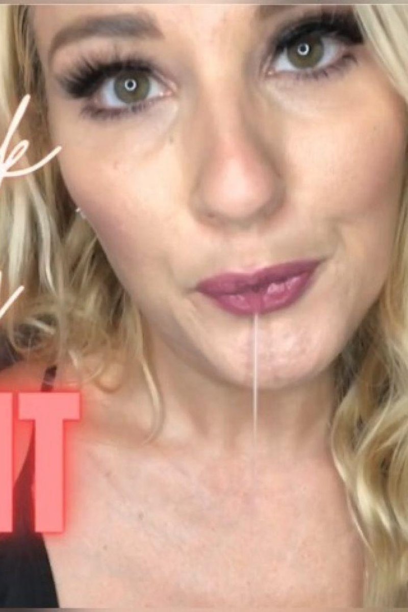 Swallow My Spit - Screenshot 1 of 4 - Cum Drip