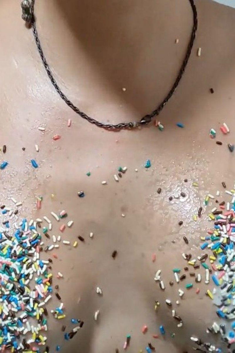 MILF Playing With Candy - Screenshot 1 of 4 - Big Tits
