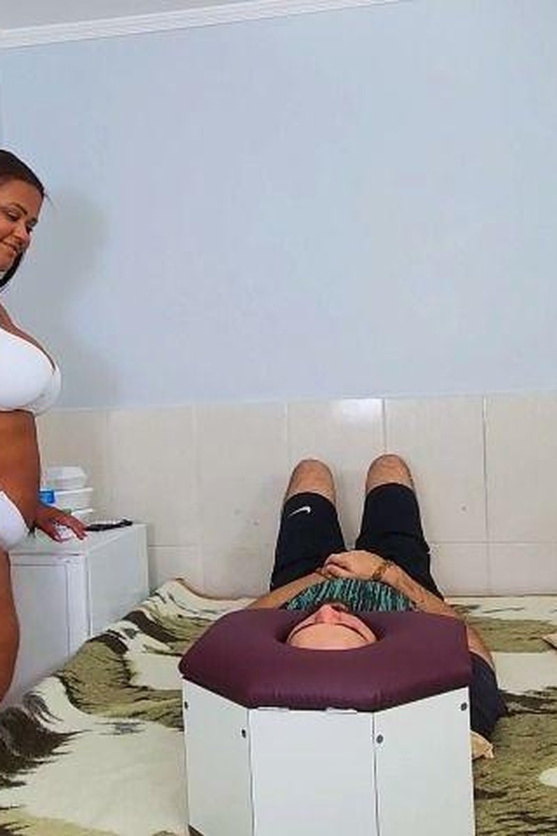 Face Sitting, By BBW Isadora And Slave, Cam By Manu - Screenshot 1 of 4 - Ass Worship