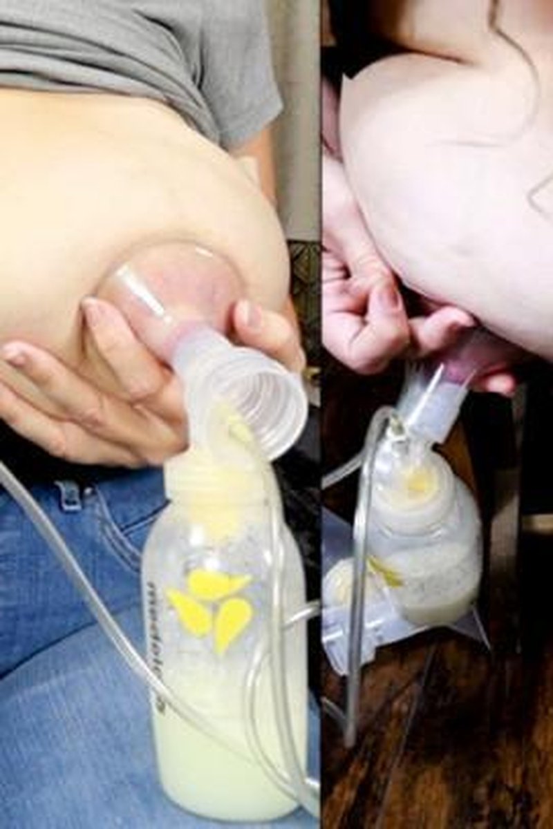 Breastmilk Pumping Compilation - Screenshot 1 of 4 - Breastmilkspraying