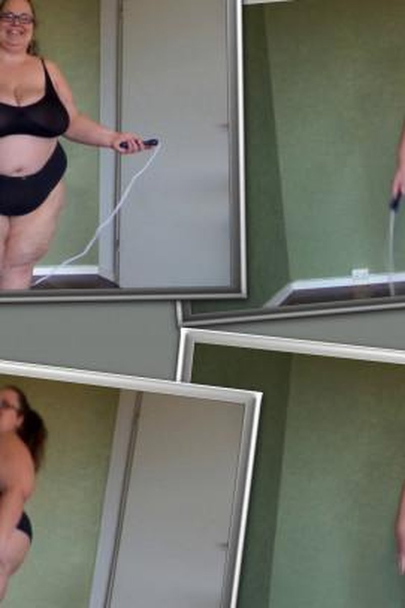 Ssbbw Rope Jumping - Screenshot 1 of 4 - BBW