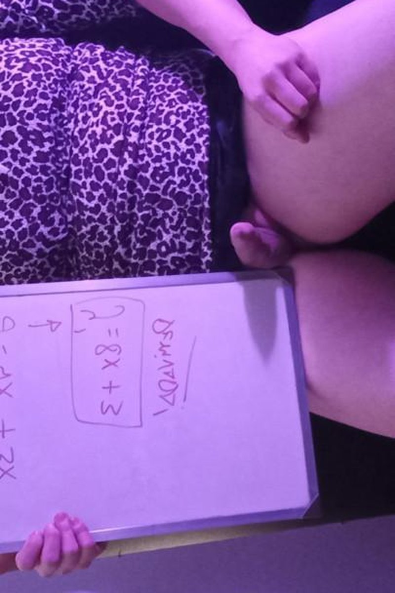 Femboy Sissy Teacher Teaches Math... Without Panties - Screenshot 1 of 4 - Cosplay