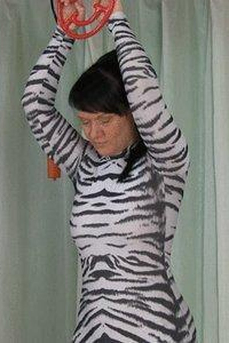 Zebra Suspension - Screenshot 1 of 4 - BDSM