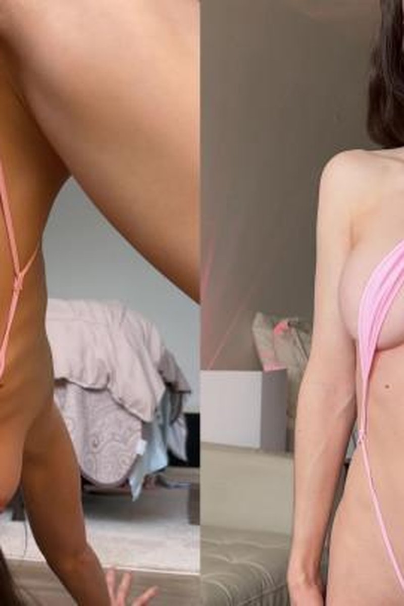 Slingshot Chastity Tease - Screenshot 1 of 4 - Ass Fetish