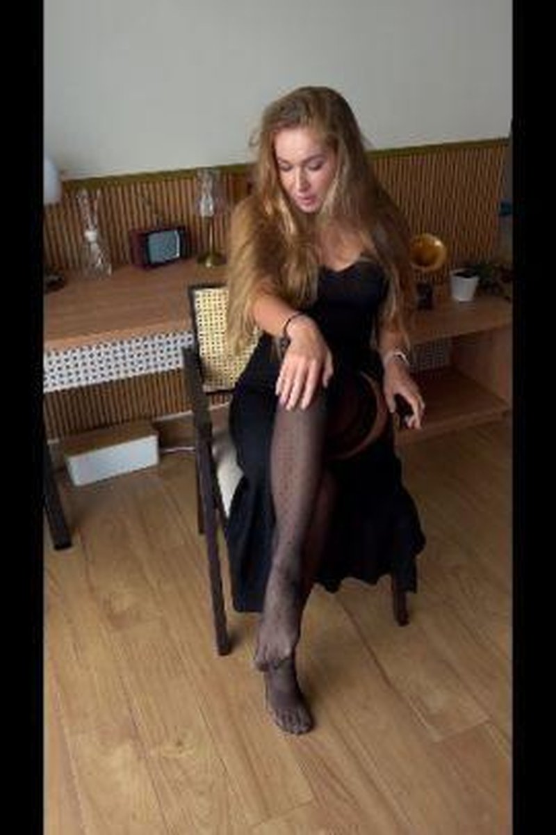 Stokings + Underskirt + Topless - Screenshot 1 of 4 - Big Tits