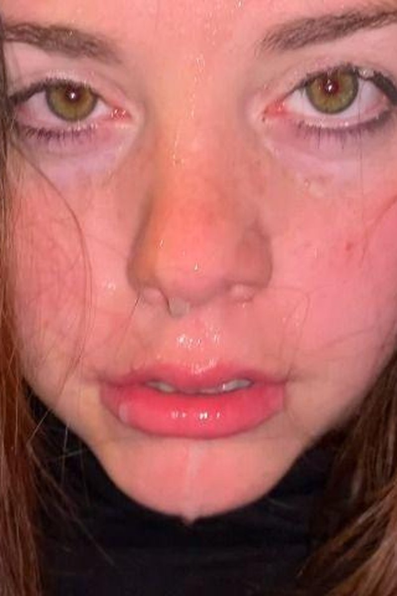 Exploding All Over Her Face - Screenshot 1 of 4 - Cum In Mouth