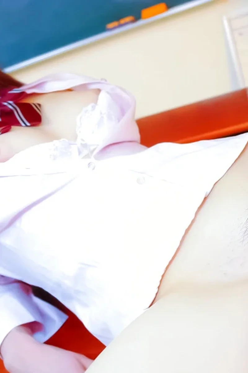 Asian Masturbation in Advance to a Rough Fuck at School