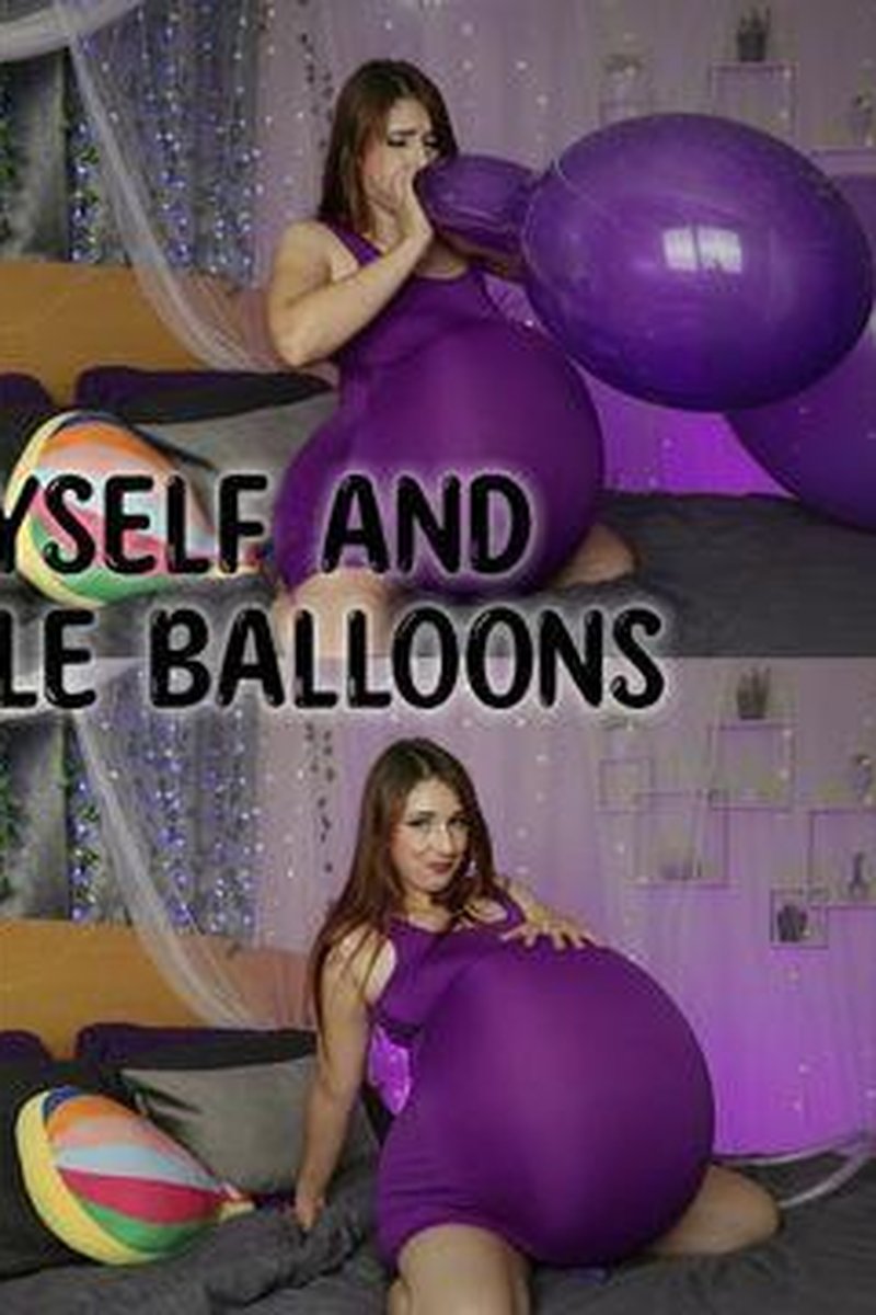 Inflating Myself And Popping Purple Balloons - Screenshot 1 of 4 - B2p - Blow To Pop