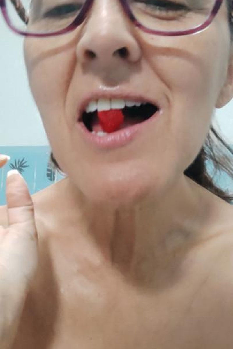 Drool Play On My Huge Boobs - Screenshot 1 of 4 - Boobsfetish