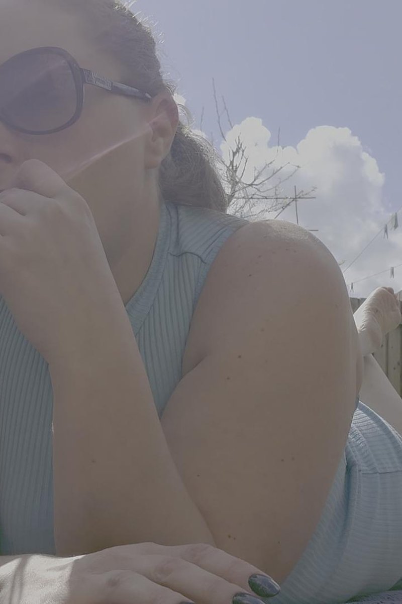 Sunbathing With A Cigarette - Screenshot 1 of 4 - Smoking